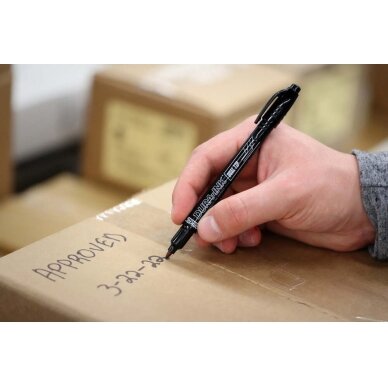 Markeris DURA-INK Dual Tip, 0.7 MM, Juod 1 Markeris DURA-INK Dual Tip, 0.7 MM, Juod 1