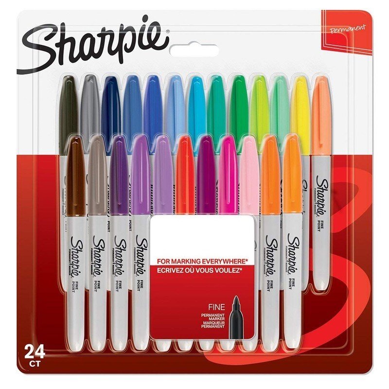 Markerių rink. „Sharpie" 24 vnt. 1 Markerių rink. „Sharpie" 24 vnt. 1