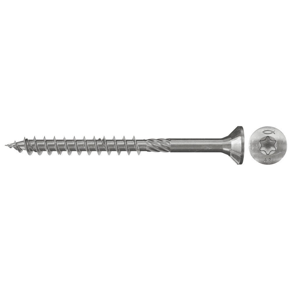 Medsraigtis 6,0 x 90 A2 TORX, 100 vnt. Medsraigtis 6,0 x 90 A2 TORX, 100 vnt.
