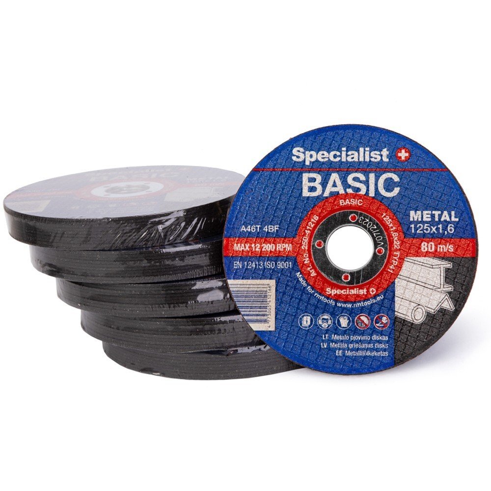 Met.pj. diskas BASIC125x1,6x22 mm 2 Met.pj. diskas BASIC125x1,6x22 mm 2