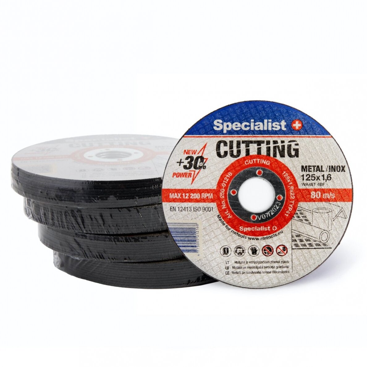 Metalo pj.diskas 125x1,6x22 mm 2