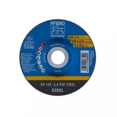 Metalo pjovimo diskas PFERD EH 125x2,4mm A46 P PSF