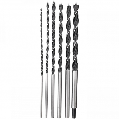 Medžio grąžtų komplektas Richmann 4-14 mm / 300 mm 6 Medžio grąžtų komplektas Richmann 4-14 mm / 300 mm 6