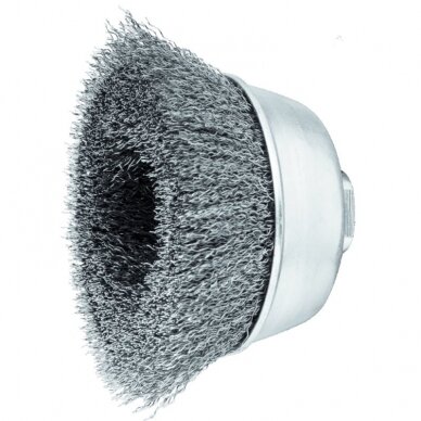Metalinis šepetys-taurelė PFERD TBU 60/M14 INOX 0,30 Metalinis šepetys-taurelė PFERD TBU 60/M14 INOX 0,30