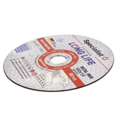 Metalo pj.diskas LONG LIFE 150x1,6x22 mm 1