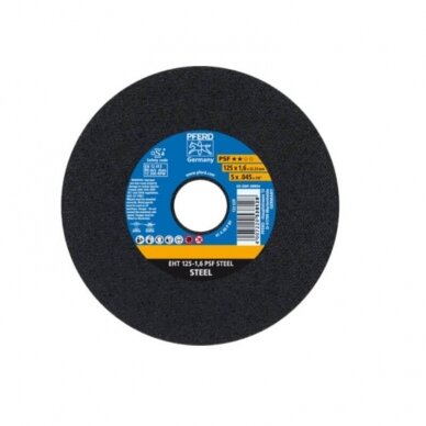 Metalo pjovimo diskas PFERD EHT 125x1,6mm A46 P PSF Metalo pjovimo diskas PFERD EHT 125x1,6mm A46 P PSF