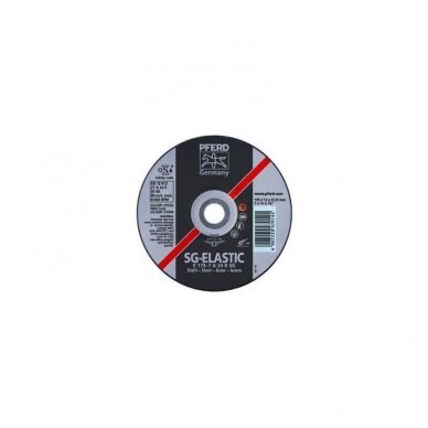 Metalo šlifavimo diskas Ø125x4x22mm E125-4 A24 R SG šlifavimo diskas PFERD Metalo šlifavimo diskas Ø125x4x22mm E125-4 A24 R SG šlifavimo diskas PFERD
