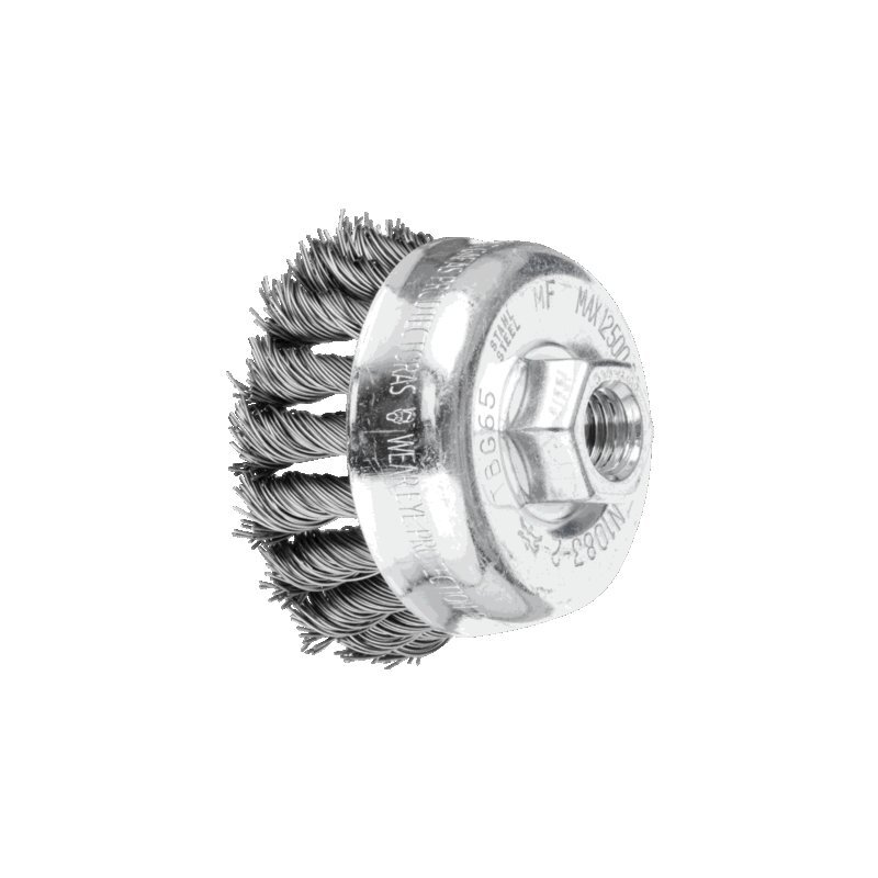 Metalinis šepetys-taurelė PFERD Ø65 TBG ST M14 0,8 mm