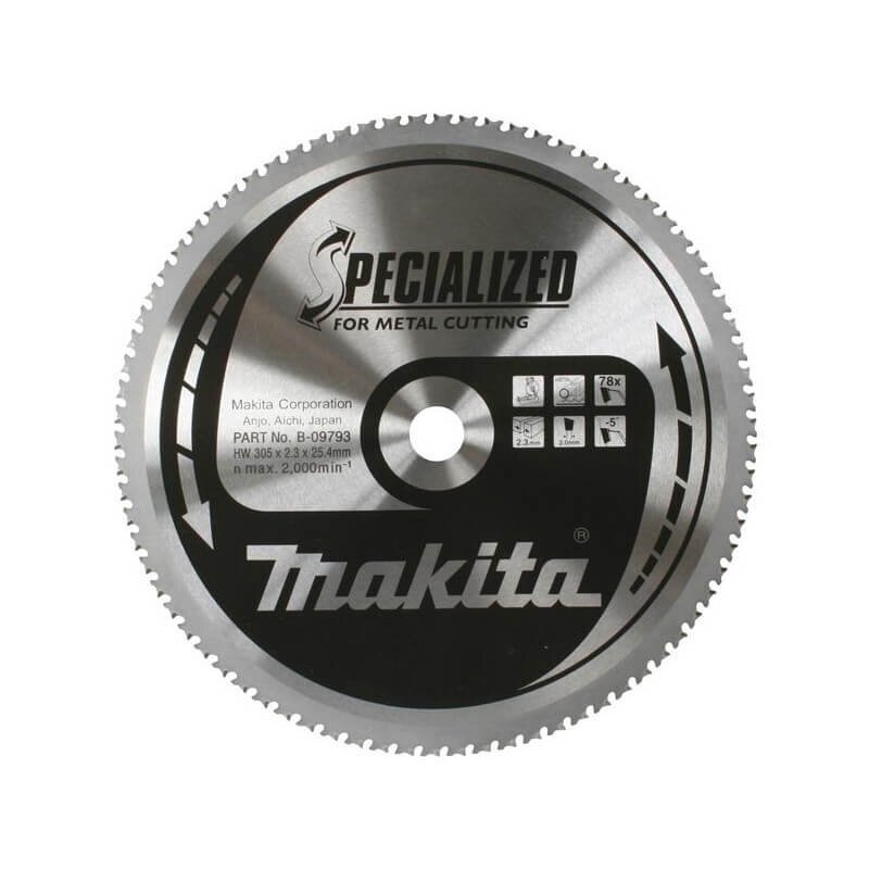 Metalo pjovimo diskas MAKITA 305x25,4x2,3mm 78T Metalo pjovimo diskas MAKITA 305x25,4x2,3mm 78T