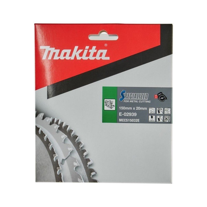 Metalo pjovimo diskas MAKITA HM 150x20mm 32T 0° E-02939 2 Metalo pjovimo diskas MAKITA HM 150x20mm 32T 0° E-02939 2