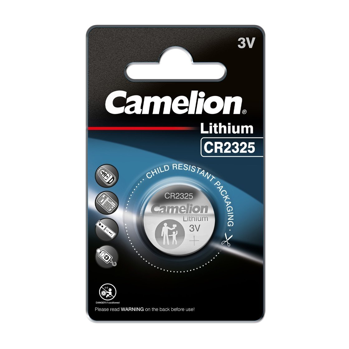 Mikro ličio elemenas CR2325, 3V, CAMELION, 1 vnt. Mikro ličio elemenas CR2325, 3V, CAMELION, 1 vnt.