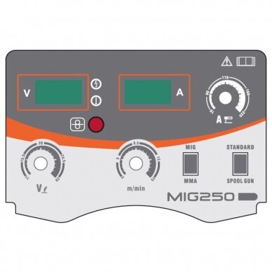 MIG/MAG suvirinimo pusautomatis JASIC MIG 250 N270 4