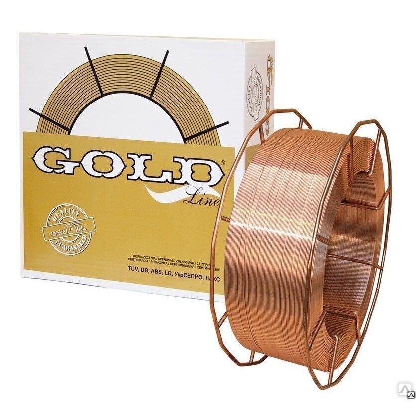 MIG/MAG viela Gold G3Si1 Ø 0,6 mm D200 (5 kg)