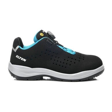 Moteriški batai ELTEN Impulse Lady Boa Aqua Low ESD S1P, juodi 36 1