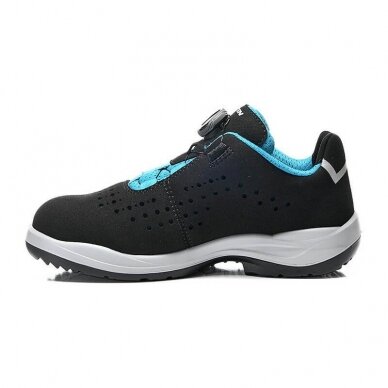 Moteriški batai ELTEN Impulse Lady Boa Aqua Low ESD S1P, juodi 42 3