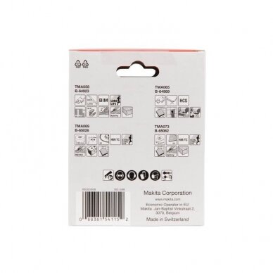 Multifunkcinių įrankių priedų rinkinys MAKITA B-67496 2