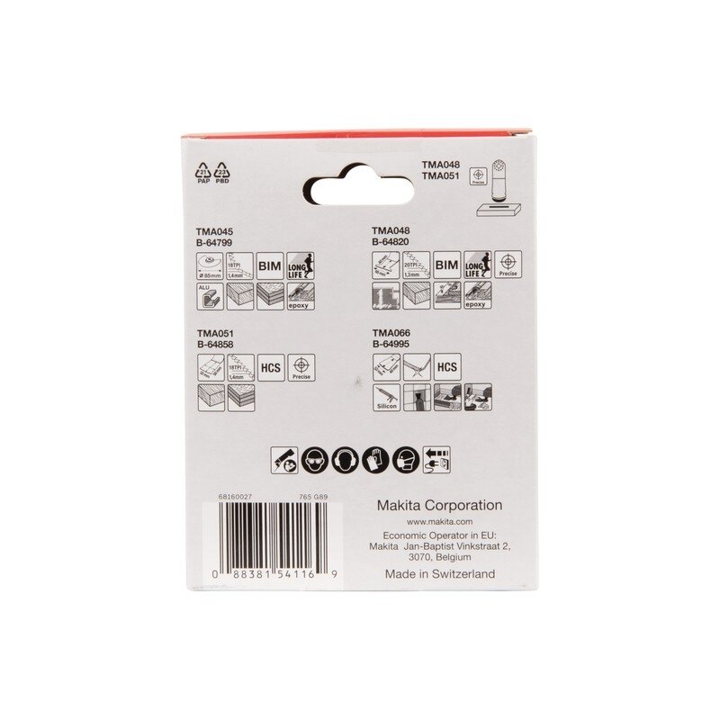 Multifunkcinių įrankių priedų rinkinys MAKITA B-67505 1 Multifunkcinių įrankių priedų rinkinys MAKITA B-67505 1
