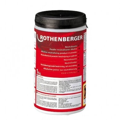 Neutralizuojamieji milteliai ROTHENBERGER, 1kg Neutralizuojamieji milteliai ROTHENBERGER, 1kg