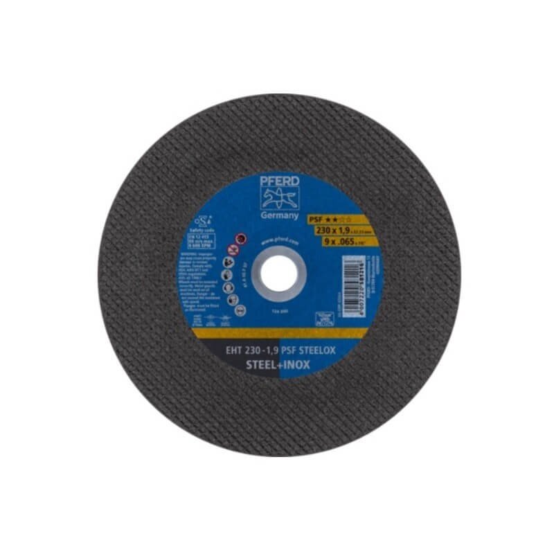 Nerūd. plieno pjovimo diskas PFERD EHT 230x1,9mm A46 P PSF-INOX 1 Nerūd. plieno pjovimo diskas PFERD EHT 230x1,9mm A46 P PSF-INOX 1