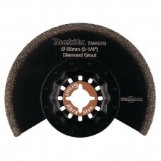Ovalūs ašmenys su deimanto grūdu MAKITA Multitool TMA070 85mm