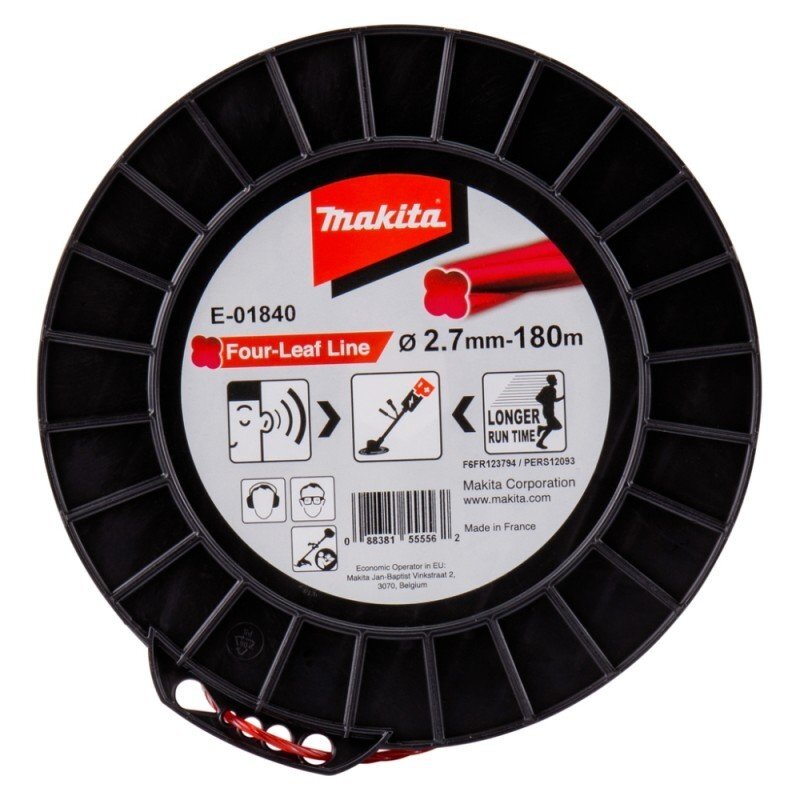 Ovalinės spiralės valas MAKITA 2,7mmx180m 1 Ovalinės spiralės valas MAKITA 2,7mmx180m 1