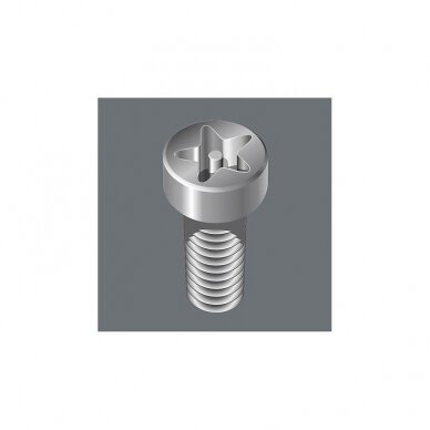 Penkiakampis antgalis su skylute WERA 867/4 15 IPR Torx+ 1 Penkiakampis antgalis su skylute WERA 867/4 15 IPR Torx+ 1