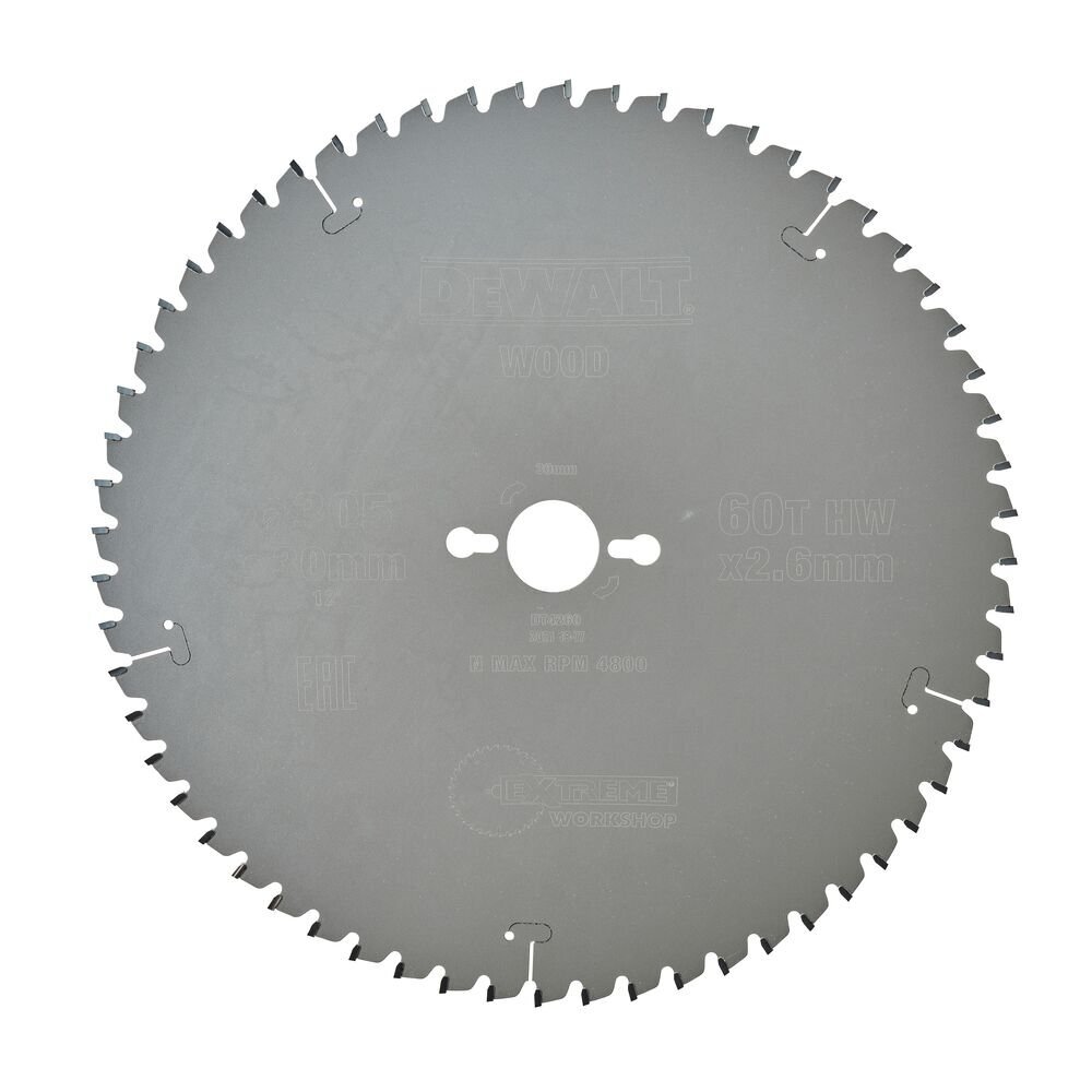Pjov. diskas medienai DeWalt 305mmx30mm 60T Pjov. diskas medienai DeWalt 305mmx30mm 60T
