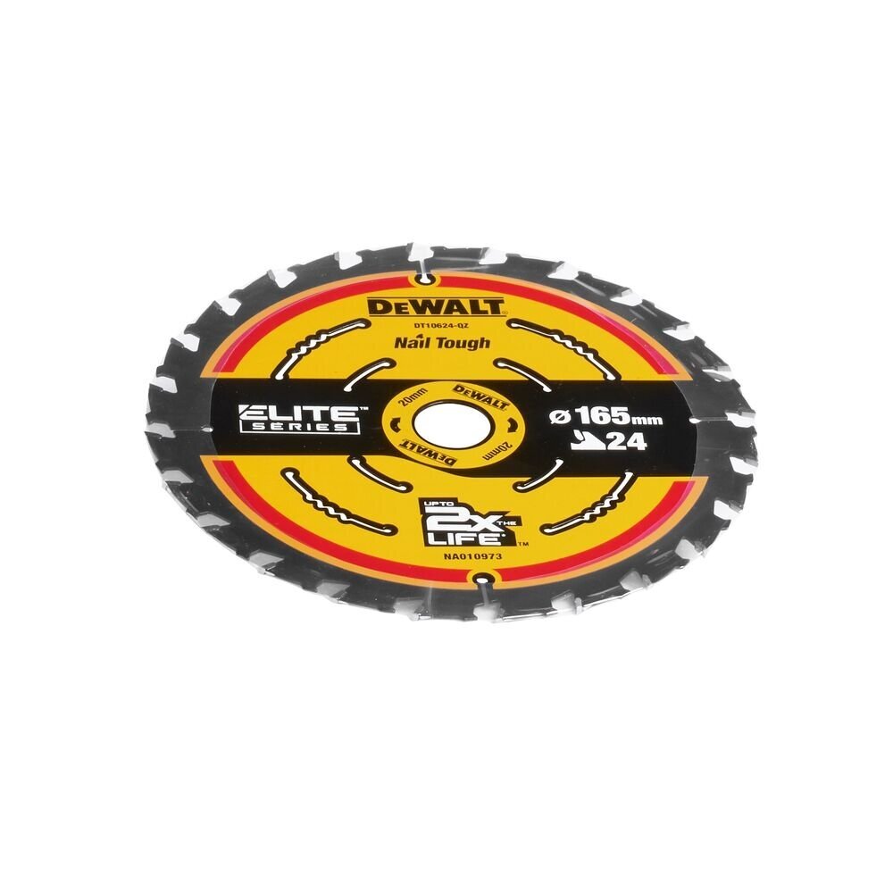 Pjov. diskas medienai DeWalt ELITE CSB 165x20mm 24T 4 Pjov. diskas medienai DeWalt ELITE CSB 165x20mm 24T 4