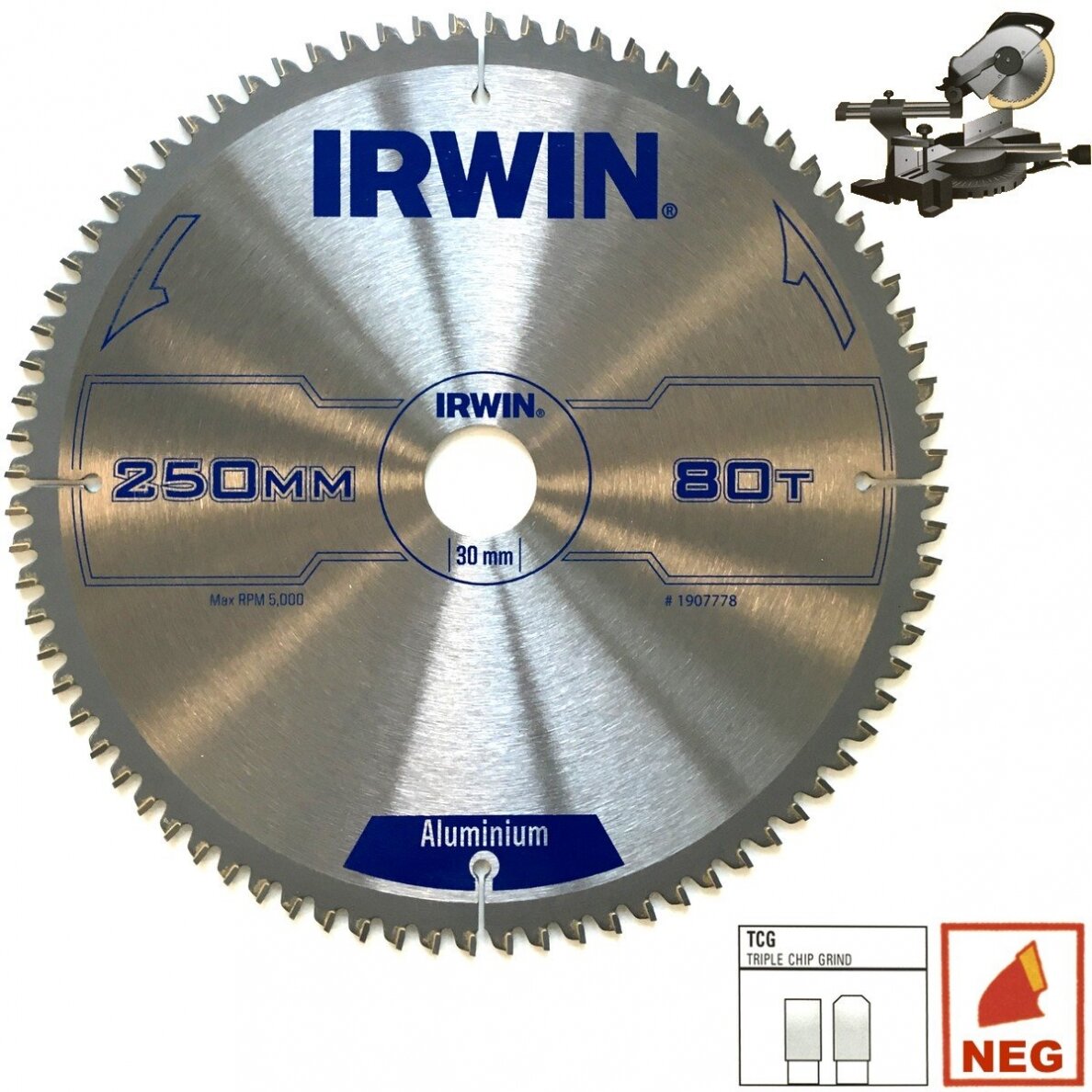 Pj. d. 250x30(20,16)x80T 2,5 mm TCG/N Pj. d. 250x30(20,16)x80T 2,5 mm TCG/N