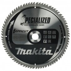 Pjovimo diskas medienai MAKITA Efficut 305x30x2,15mm T80 10°