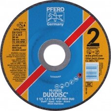 Pjovimo ir šlifavimo diskas PFERD E125-2.8 A46 P PSF-INOX-DUO