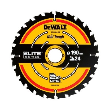Pjov. diskas medienai DeWalt ELITE CSB 190x30mm 24T