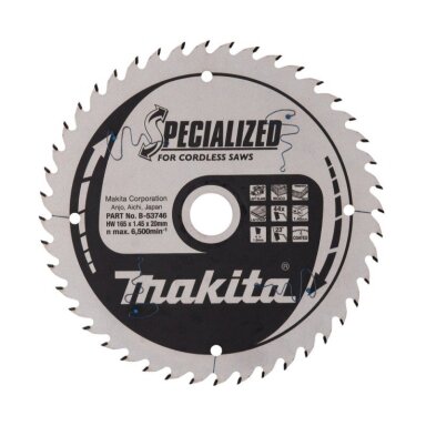 Pjovimo diskas MAKITA 165x1,45x20mm 44T 23°