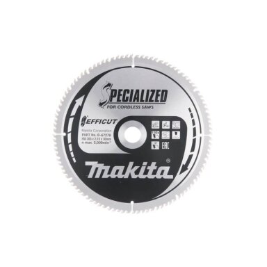 Pjovimo diskas MAKITA Efficut 305x30x2,15mm T100 Pjovimo diskas MAKITA Efficut 305x30x2,15mm T100