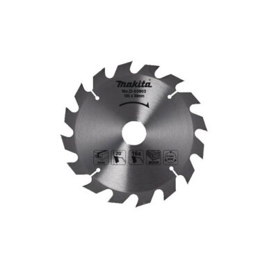 Pjovimo diskas medžiui 185x30x16Z HM MAKITA Pjovimo diskas medžiui 185x30x16Z HM MAKITA