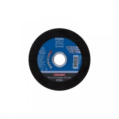 Pjovimo diskas PFERD EHT 125-1,0 Ceramic SGP Steel