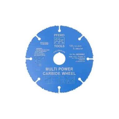 Pjovimo diskas su kietmetaliu PFERD DS 125x1,2x22,23mm