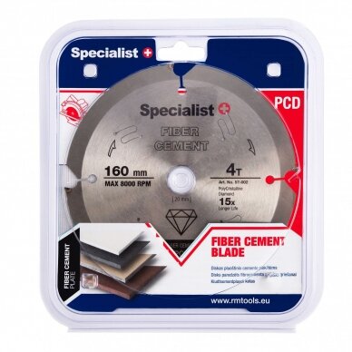 Pj. diskas pluošt. cement. 4T 160 x 20 mm 1 Pj. diskas pluošt. cement. 4T 160 x 20 mm 1