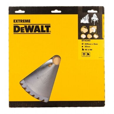 Pjov. diskas medienai DeWalt 305mmx30mm 48T 1 Pjov. diskas medienai DeWalt 305mmx30mm 48T 1