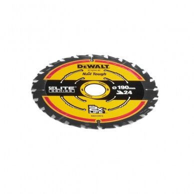 Pjov. diskas medienai DeWalt ELITE CSB 190x30mm 24T 4 Pjov. diskas medienai DeWalt ELITE CSB 190x30mm 24T 4