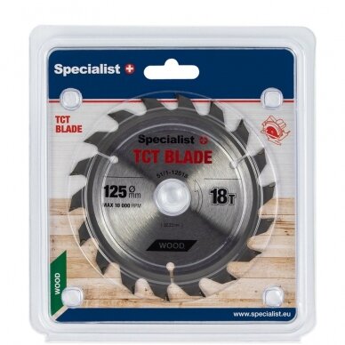 Pjovimo diskas 125x18Tx22 mm Pjovimo diskas 125x18Tx22 mm