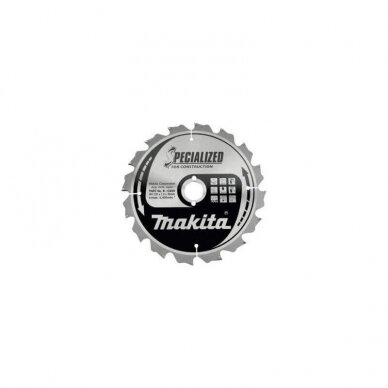 Pjovimo diskas 235x30x2,8mm 16T 20° MAKITA Pjovimo diskas 235x30x2,8mm 16T 20° MAKITA