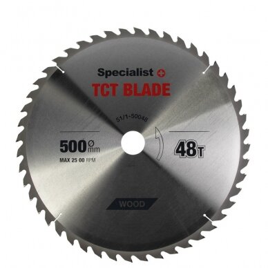 SPECIALIST+ pjovimo diskas, 500x48Tx50 mm SPECIALIST+ pjovimo diskas, 500x48Tx50 mm