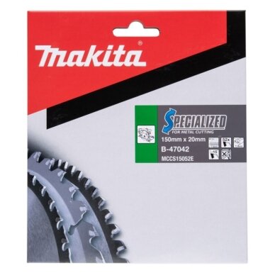 Pjovimo diskas MAKITA 150x20 52T DCS551M 1