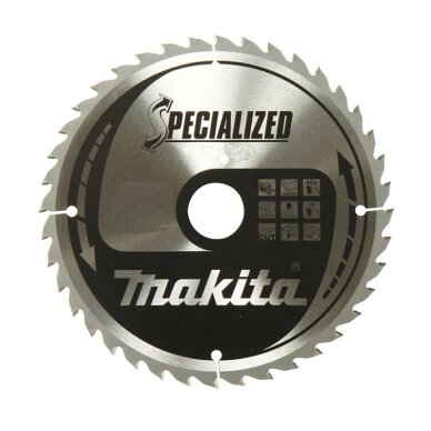 Pjovimo diskas MAKITA 190x30x1,45mm 44T 23° Pjovimo diskas MAKITA 190x30x1,45mm 44T 23°