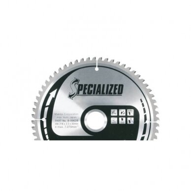 Pjovimo diskas MAKITA 270x30x2,3mm 60T Pjovimo diskas MAKITA 270x30x2,3mm 60T