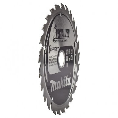 Pjovimo diskas medienai MAKITA Efficut 150x20x1,4mm 25T 23° 1 Pjovimo diskas medienai MAKITA Efficut 150x20x1,4mm 25T 23° 1