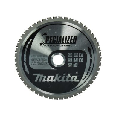 Pjovimo diskas Sandwich tipo plokštėms MAKITA 235x30x2,2mm 50Z Pjovimo diskas Sandwich tipo plokštėms MAKITA 235x30x2,2mm 50Z