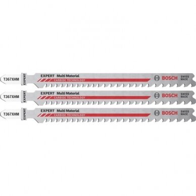 Pjūkleliai BOSCH Expert Multi Material T 367 XHM, 3vnt.