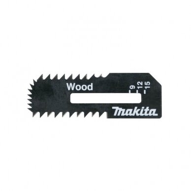 Pjūkleliai medžio plokštei MAKITA 55x18x0,55 mm, 2vnt. Pjūkleliai medžio plokštei MAKITA 55x18x0,55 mm, 2vnt.